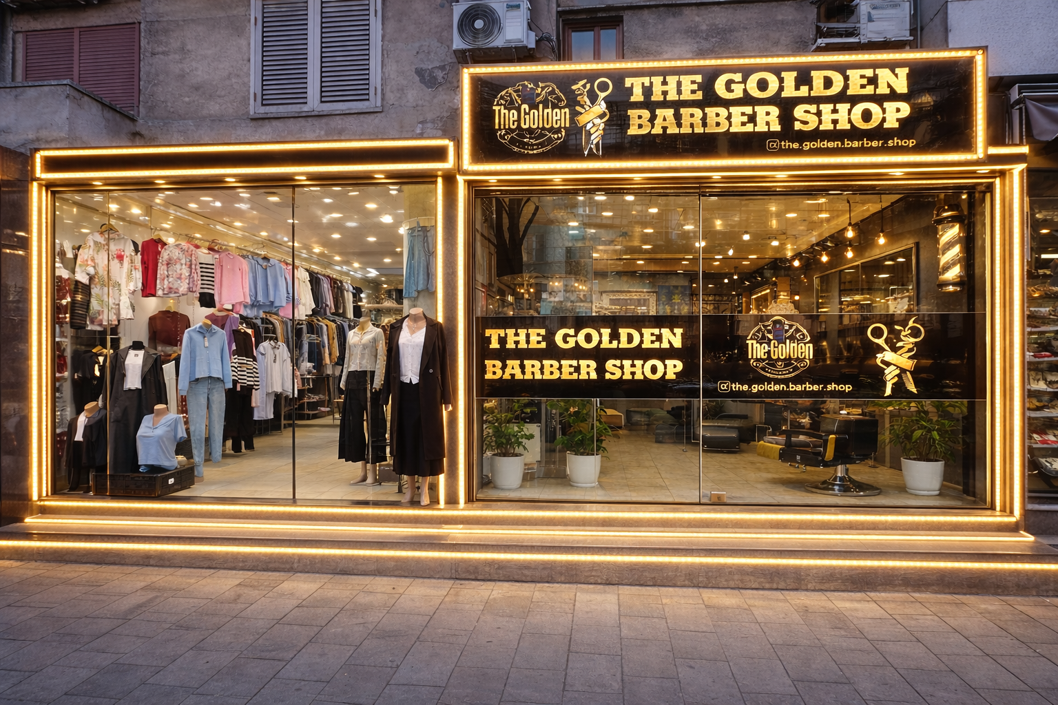 The Golden Barber Shop