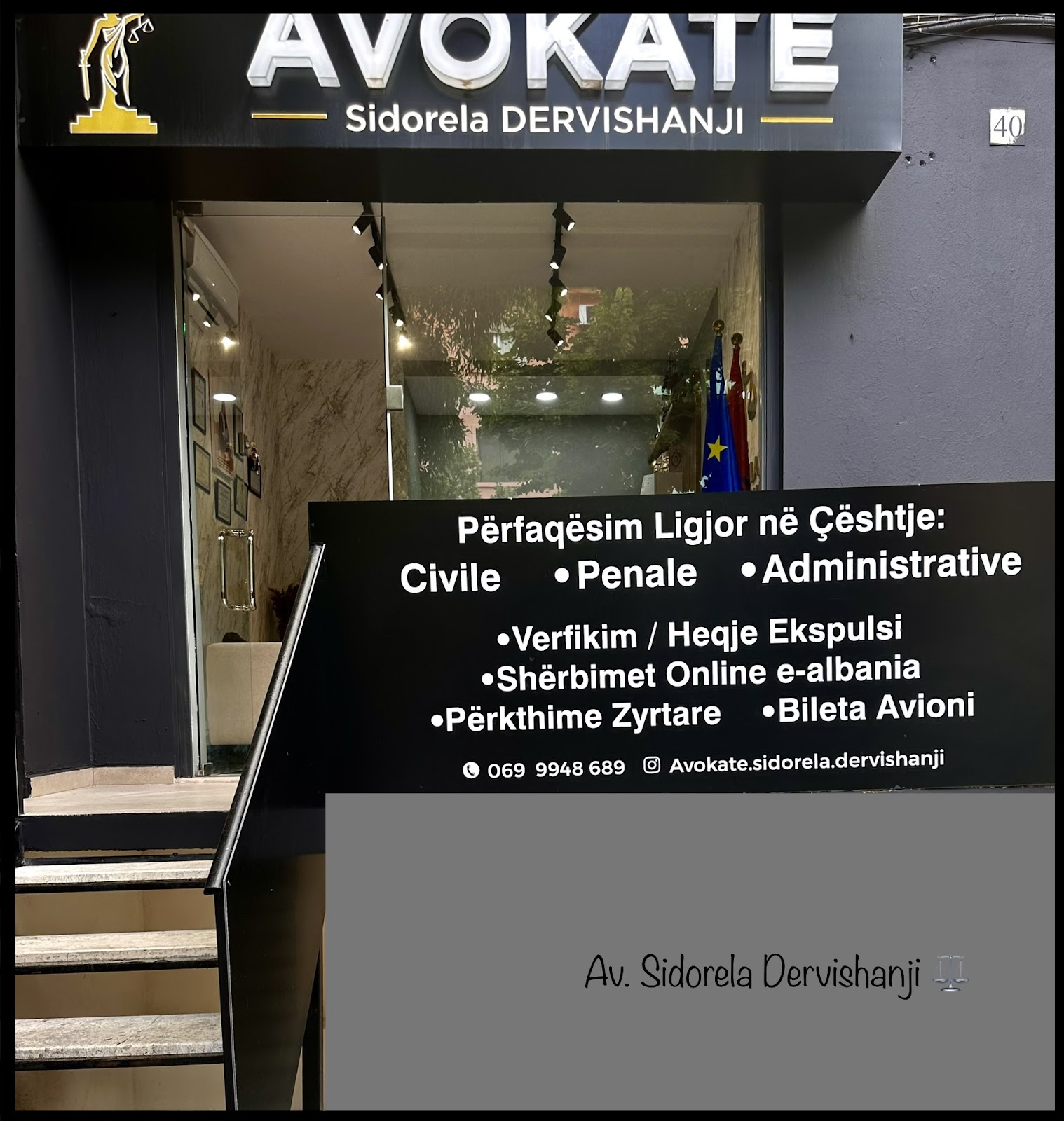 Avokate Sidorela Dervishanji (TIRANE)