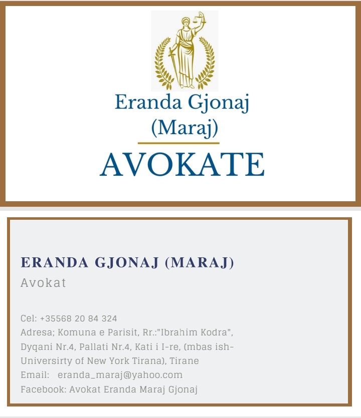 Tirana lawyer Eranda Gjonaj