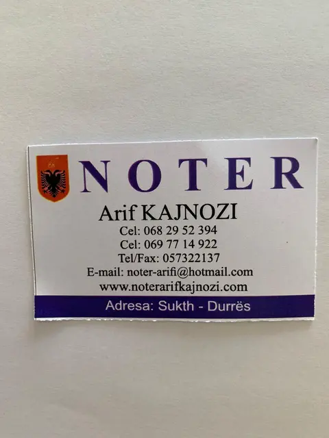 Noter Arif Kajnozi