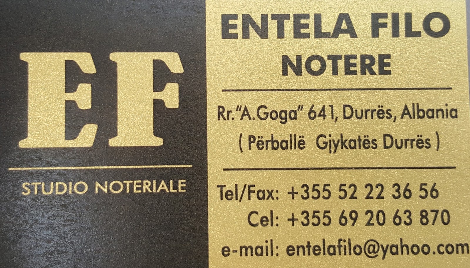 Notere Entela Filo