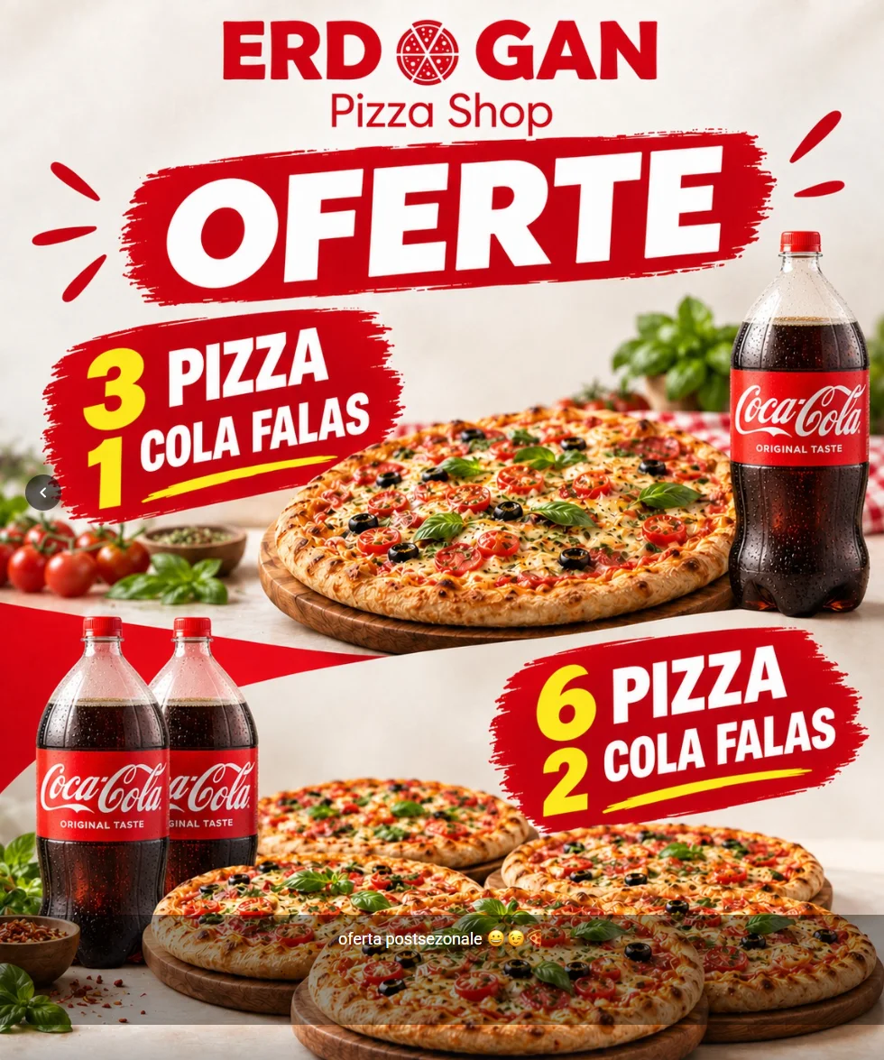 🍕 Oferta Postsezonale te Erdogan Pizza Shop