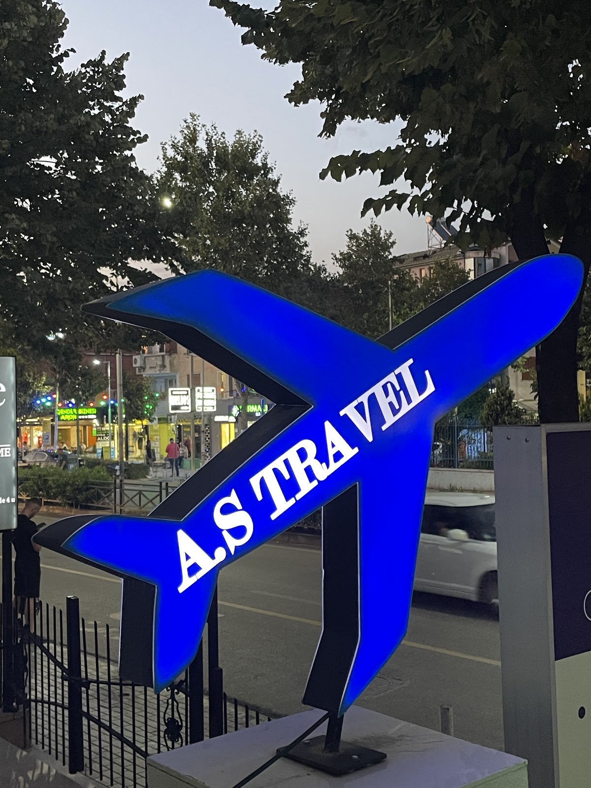 As travel