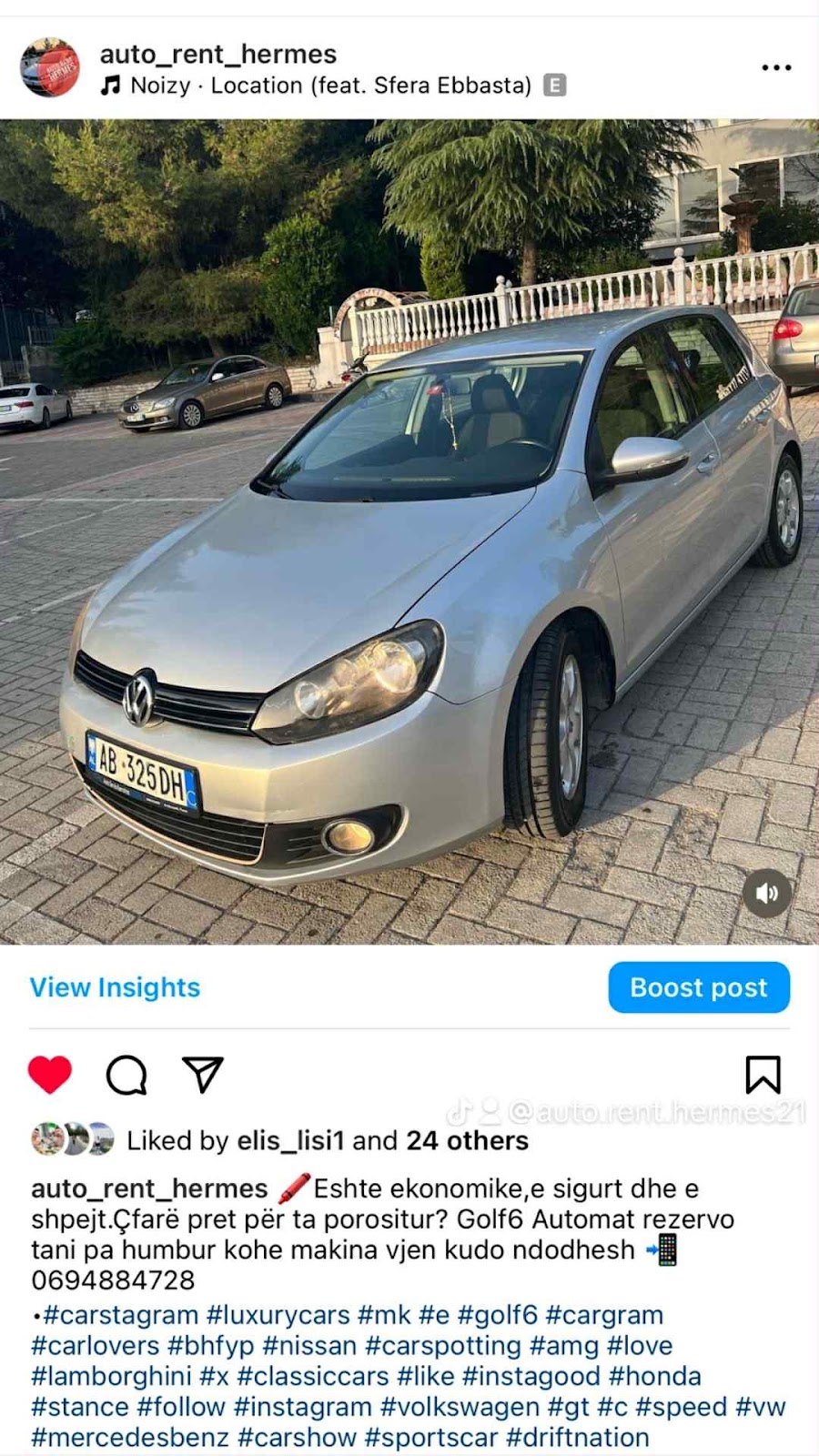 Car Rental Hermes - Makina me qera