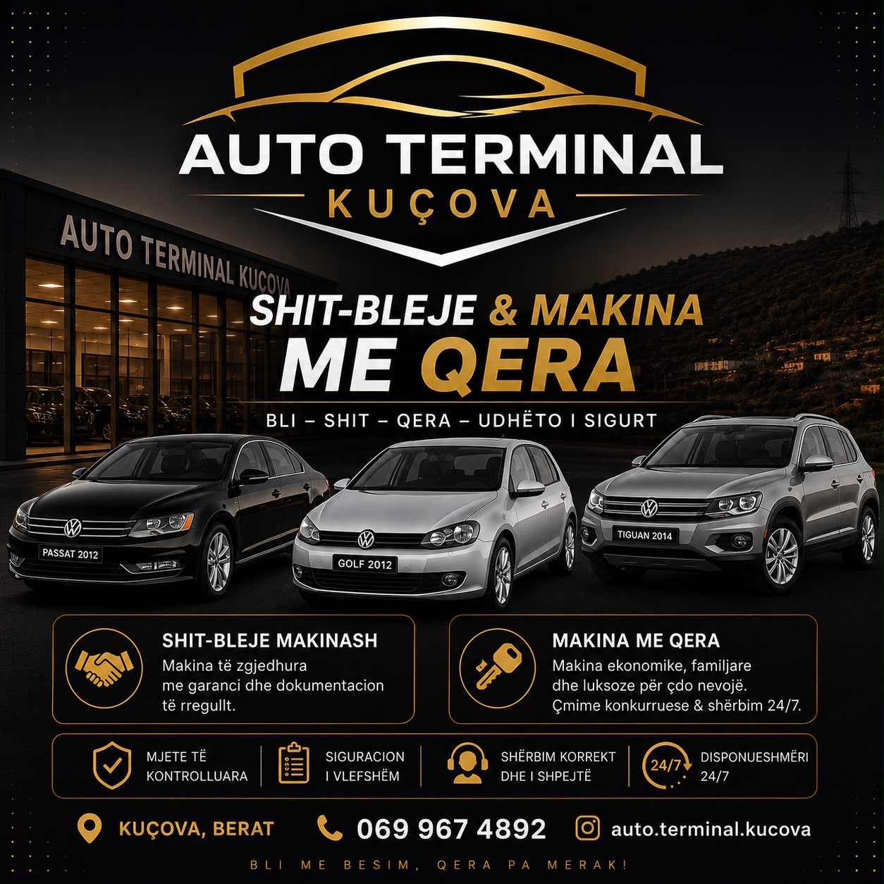Car Rent Terminali Kucove(Makina me Qera)