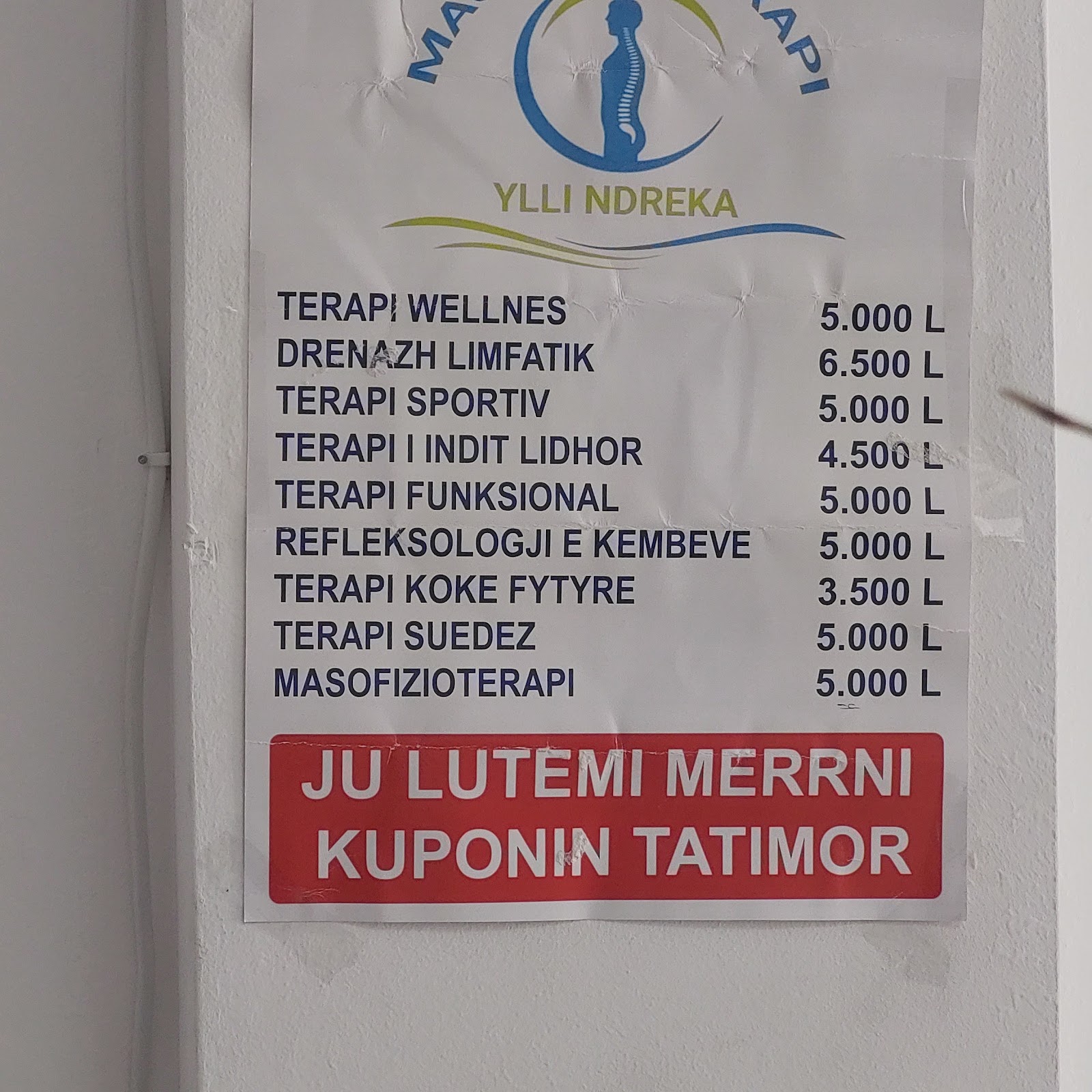 Masofizioterapi Ylli Ndreka - Lezhë