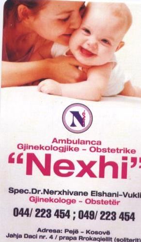 Gjinekologjia Nexhi - Pejë