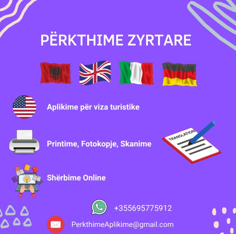 Zyrë përkthimi dhe aplikime online
