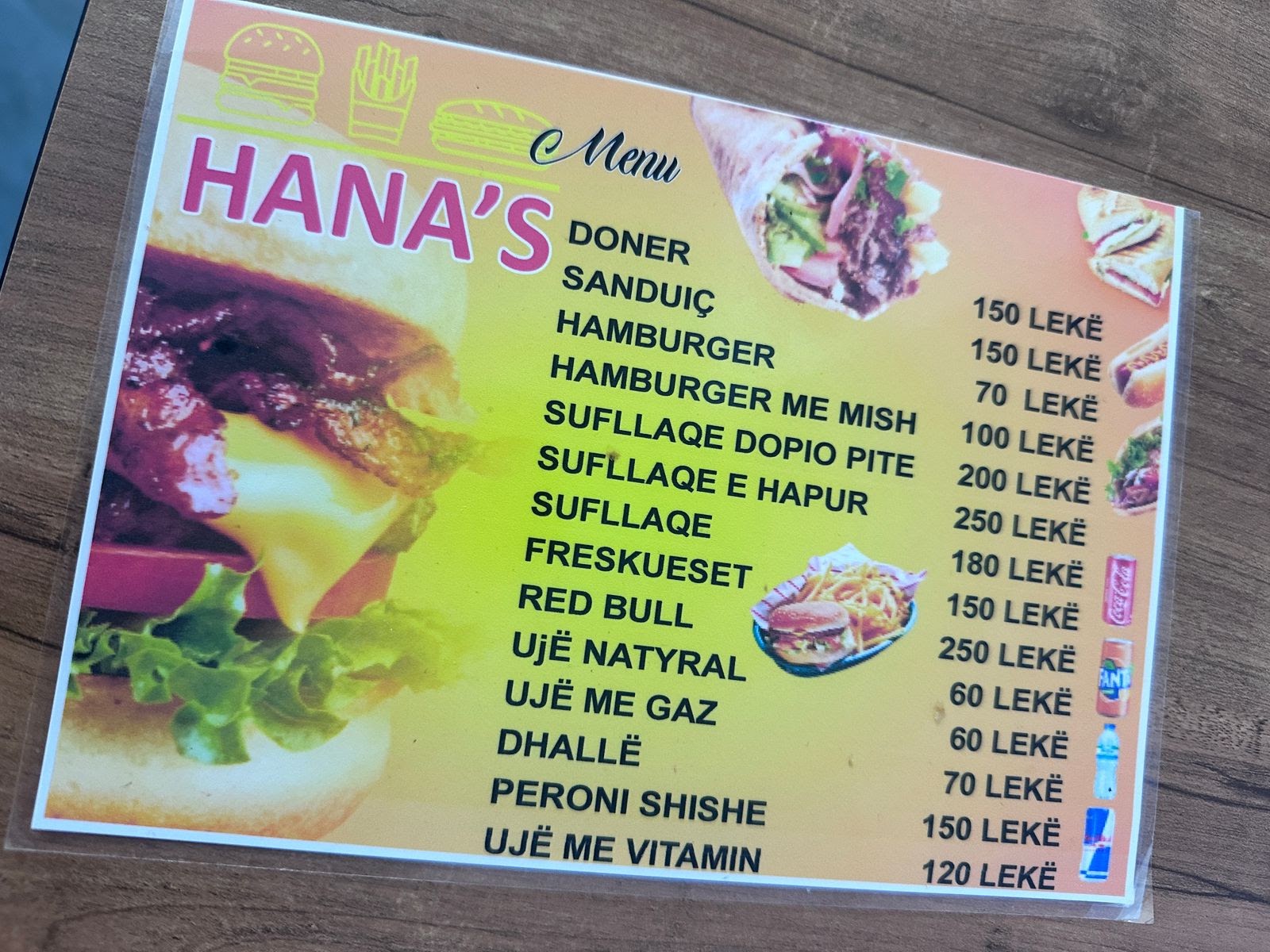 Fast food Hana's