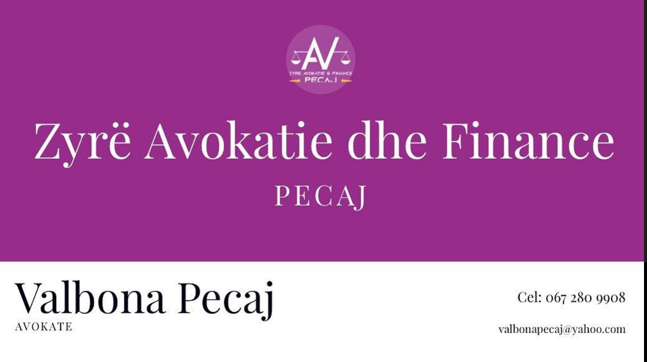 Avokate Valbona Pecaj