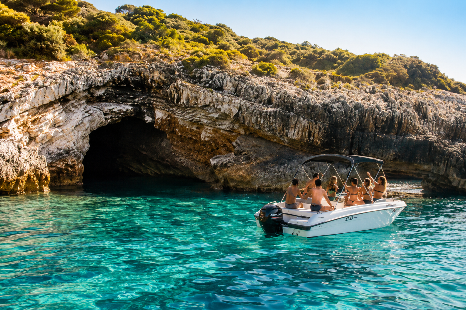 Boat Trip Albania Vlore - Udhetim me anije dhe gomone