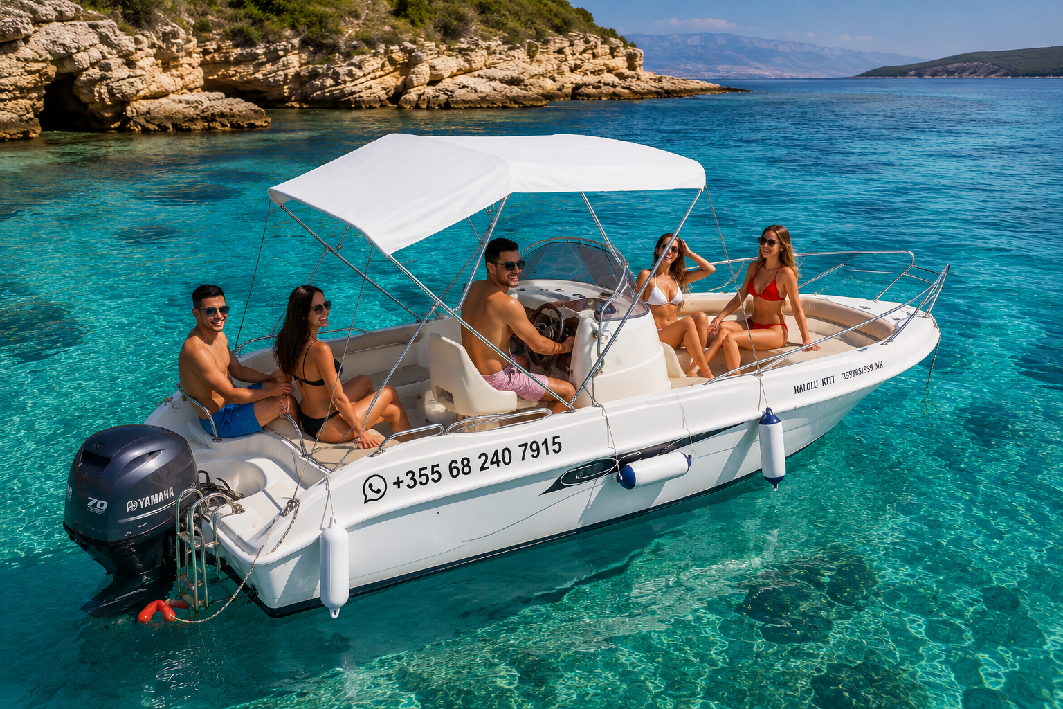 Boat Trip Albania Vlore - Udhetim me anije dhe gomone