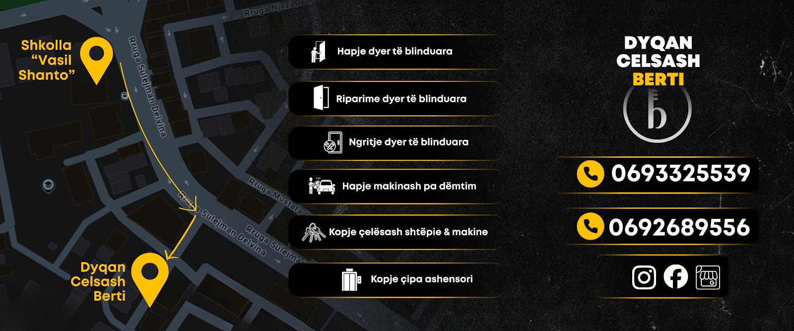 Dyqan Çelësash Berti