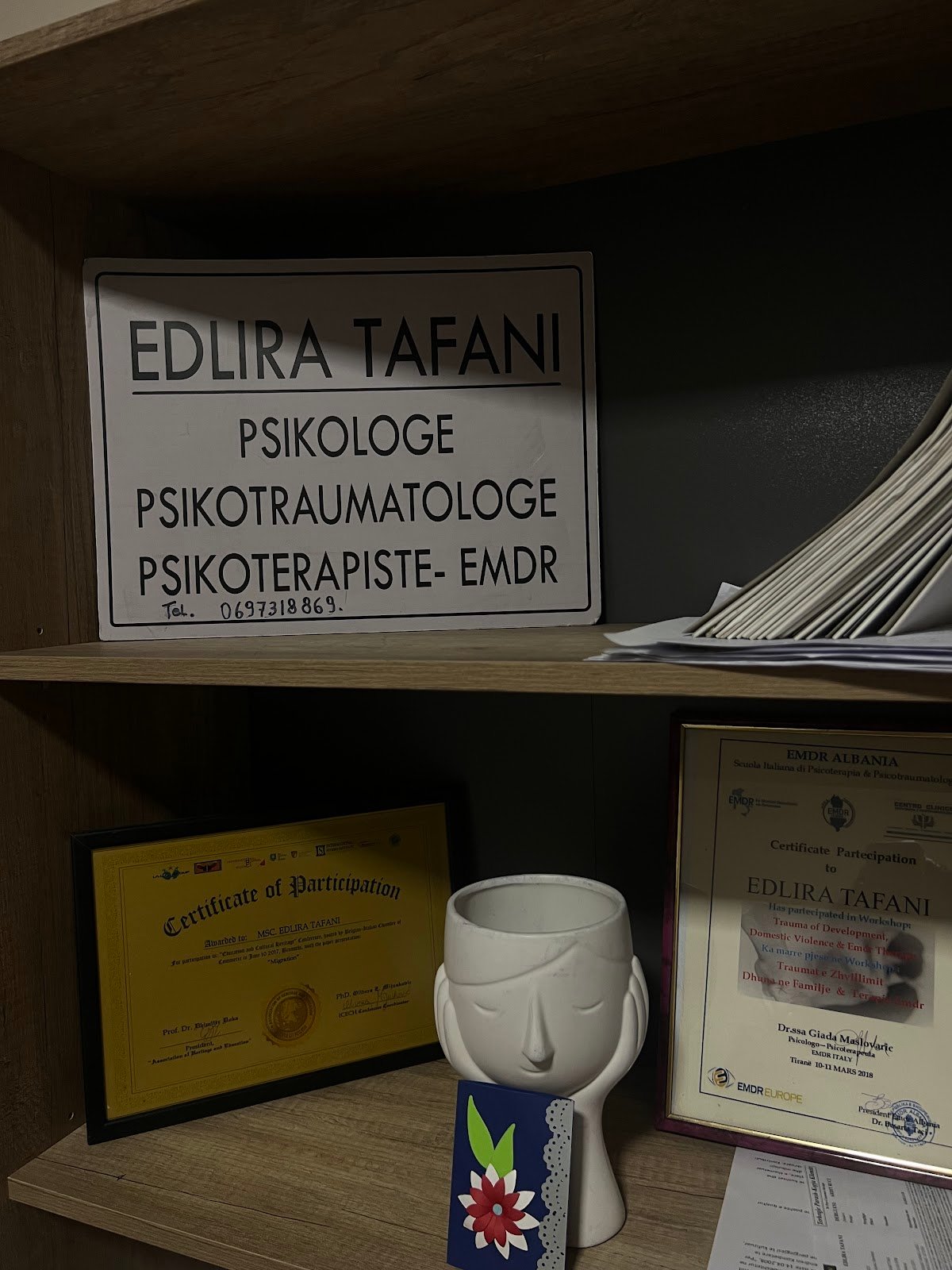 Psikologe KeshillimiEdlira Tafani